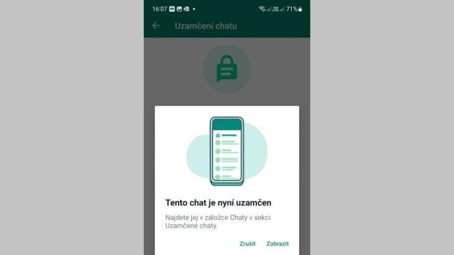 Jak zamknout chat v aplikaci WhatsApp