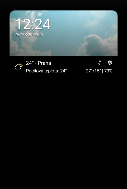 Today Weather widget