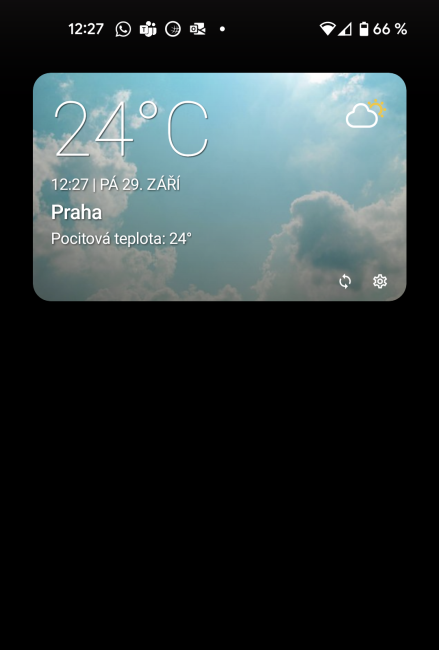 Today Weather widget