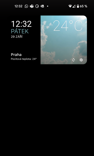 Today Weather widget