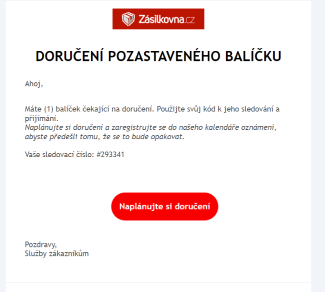 Podvodná zpráva