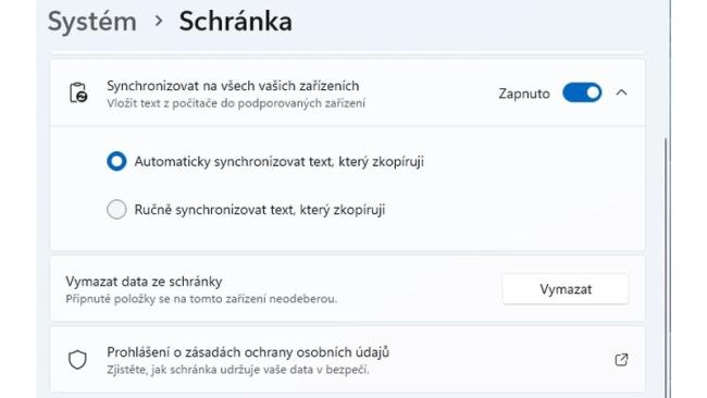 Schránka Windows