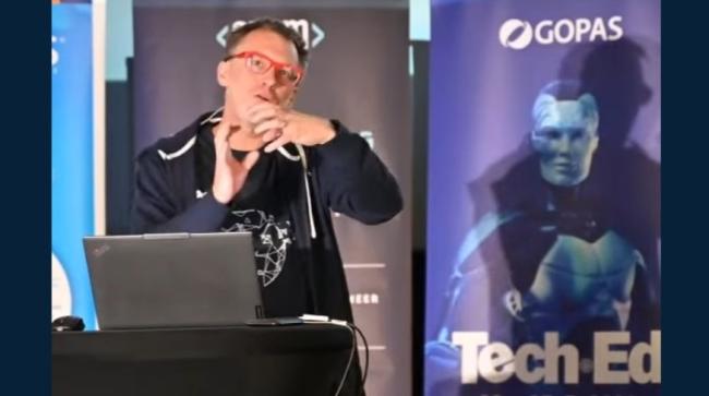 Řečník na konferenci TechEd