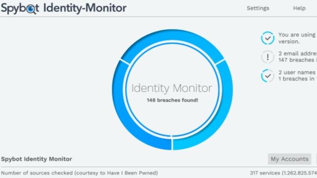 Spybot Identity Monitor