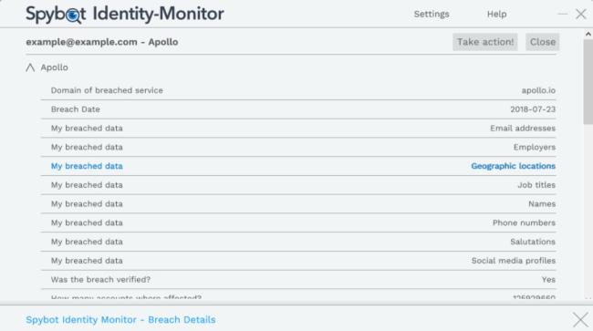 Spybot Identity Monitor