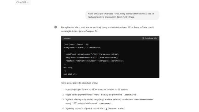 ChatGPT dotaz
