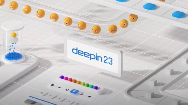 Motiv na téma Linux Deepin 23