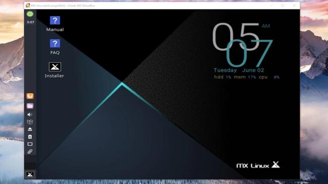 MX Linux ve VirtualBoxu