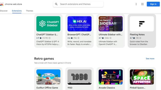 Chrome Web Store