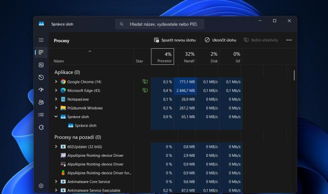 Správce úloh ve Windows 11